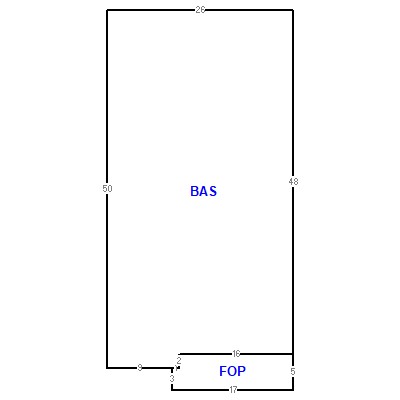 Building layout (traversing data) of this property
