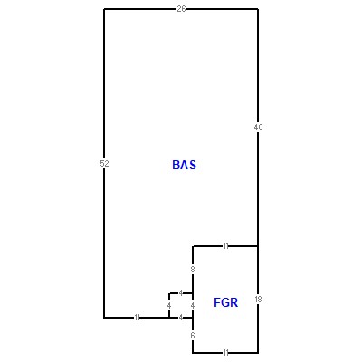 Building layout (traversing data) of this property