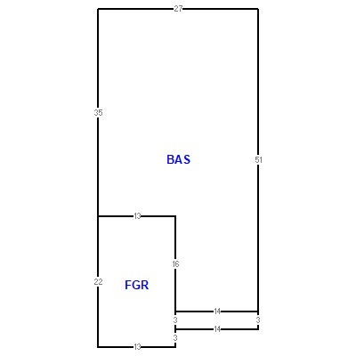 Building layout (traversing data) of this property