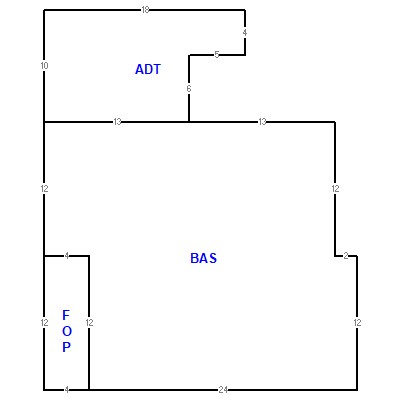 Building layout (traversing data) of this property