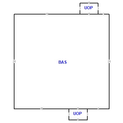 Building layout (traversing data) of this property