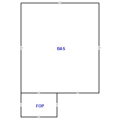 Building layout (traversing data) of this property