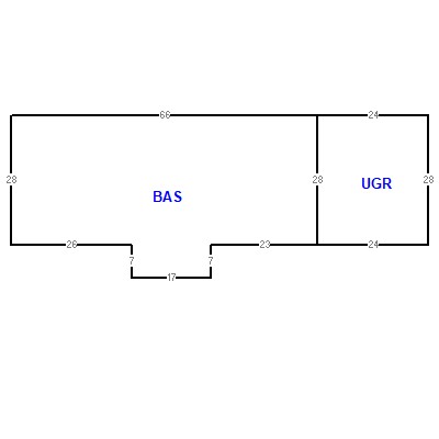Building layout (traversing data) of this property