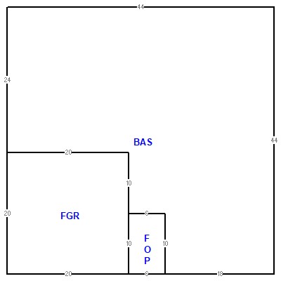 Building layout (traversing data) of this property