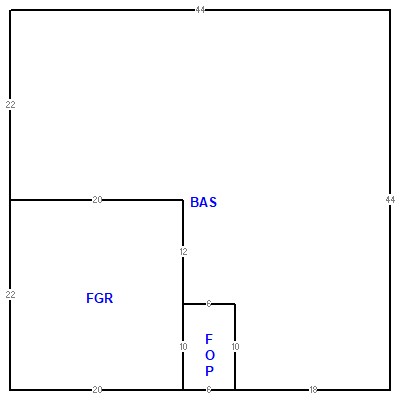Building layout (traversing data) of this property