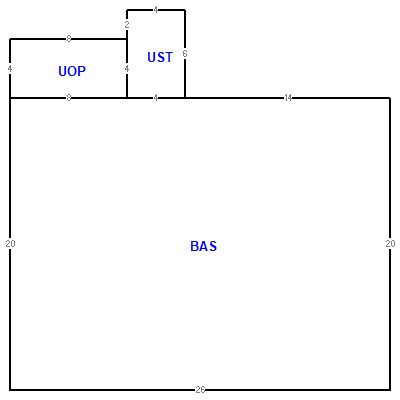 Building layout (traversing data) of this property