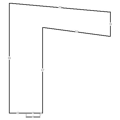 Building layout (traversing data) of this property