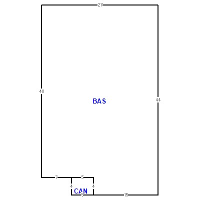 Building layout (traversing data) of this property