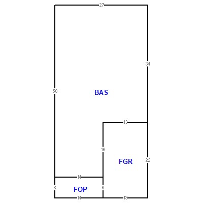 Building layout (traversing data) of this property