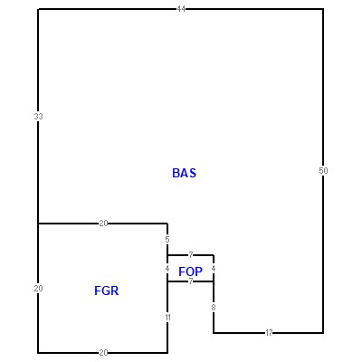 Building layout (traversing data) of this property