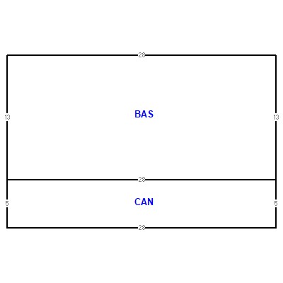 Building layout (traversing data) of this property