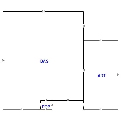 Building layout (traversing data) of this property