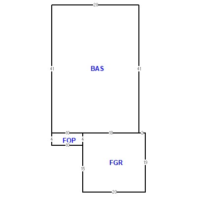 Building layout (traversing data) of this property