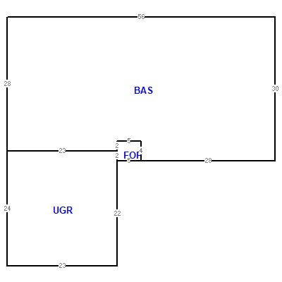 Building layout (traversing data) of this property