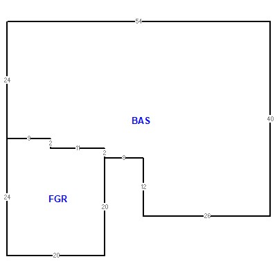 Building layout (traversing data) of this property