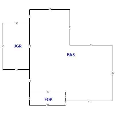 Building layout (traversing data) of this property