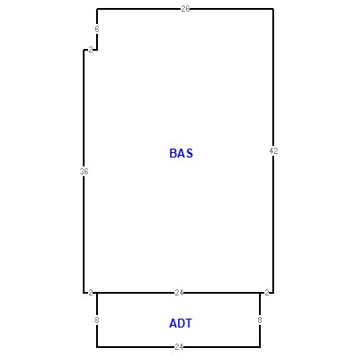 Building layout (traversing data) of this property