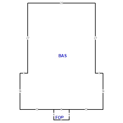 Building layout (traversing data) of this property