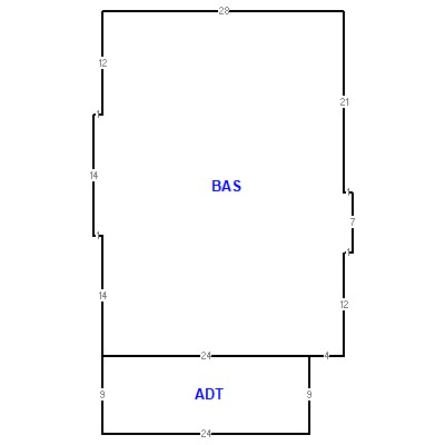 Building layout (traversing data) of this property