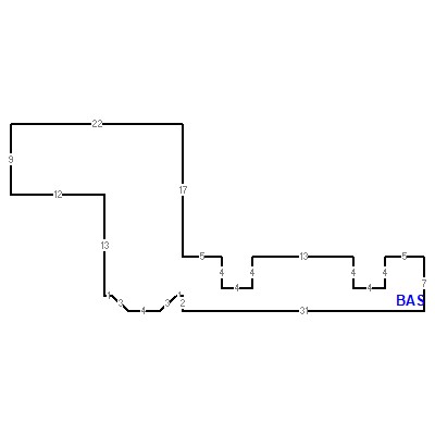 Building layout (traversing data) of this property