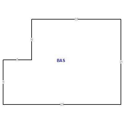 Building layout (traversing data) of this property