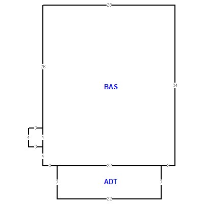 Building layout (traversing data) of this property