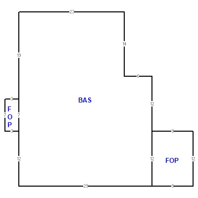 Building layout (traversing data) of this property