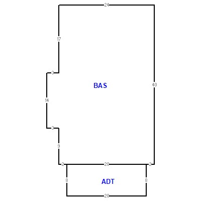 Building layout (traversing data) of this property