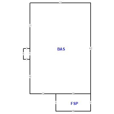 Building layout (traversing data) of this property