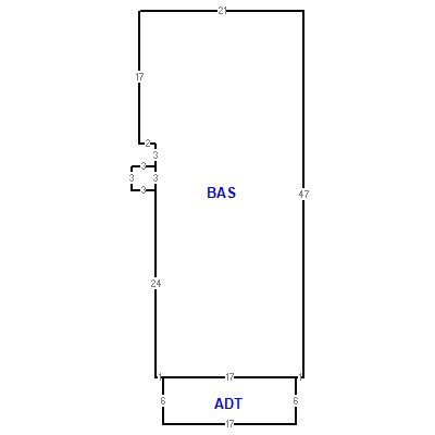 Building layout (traversing data) of this property