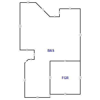 Building layout (traversing data) of this property