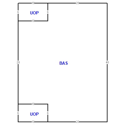 Building layout (traversing data) of this property