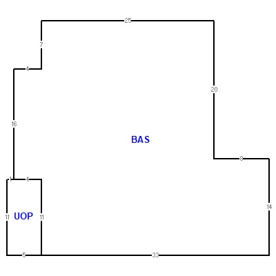 Building layout (traversing data) of this property