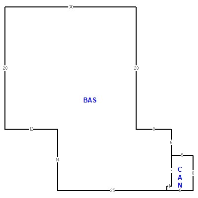 Building layout (traversing data) of this property