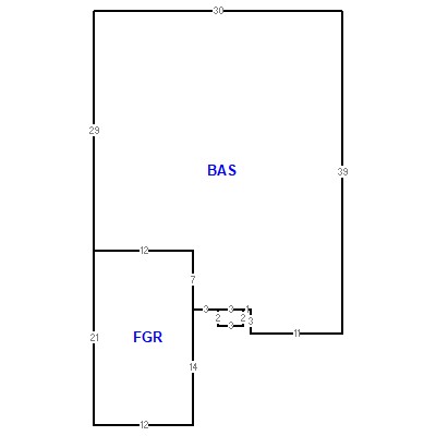 Building layout (traversing data) of this property