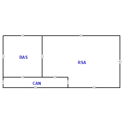 Building layout (traversing data) of this property