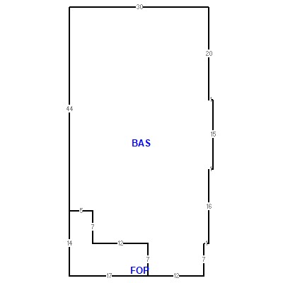 Building layout (traversing data) of this property