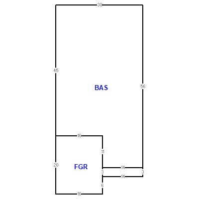 Building layout (traversing data) of this property