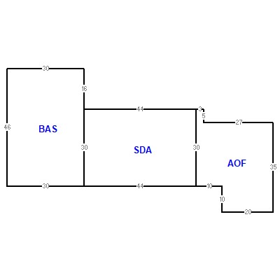 Building layout (traversing data) of this property