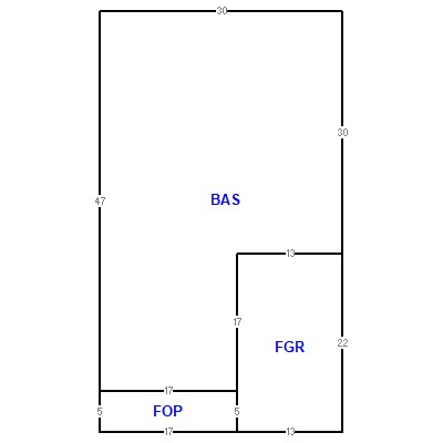 Building layout (traversing data) of this property