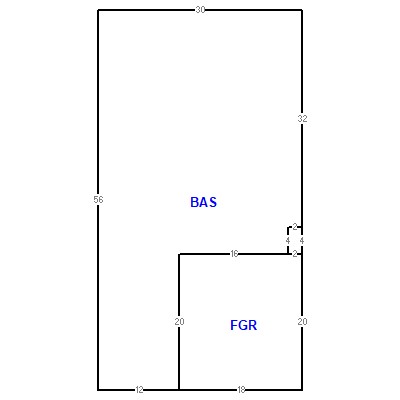 Building layout (traversing data) of this property