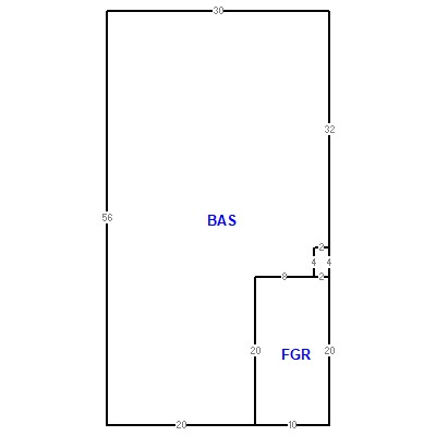 Building layout (traversing data) of this property