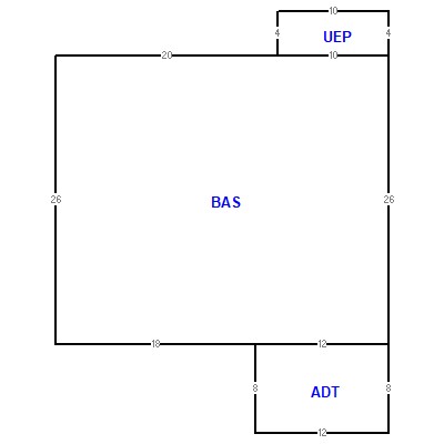 Building layout (traversing data) of this property