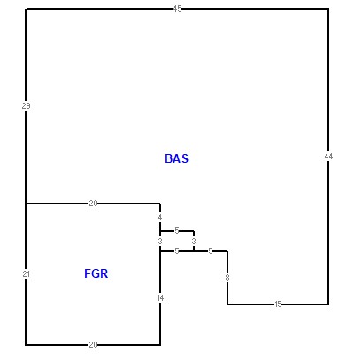 Building layout (traversing data) of this property