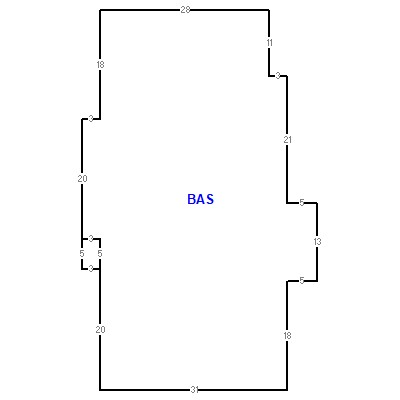 Building layout (traversing data) of this property