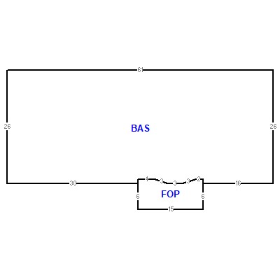 Building layout (traversing data) of this property