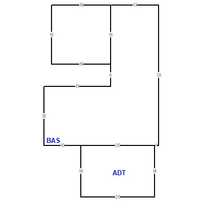 Building layout (traversing data) of this property