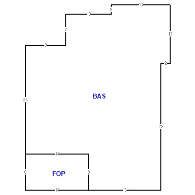 Building layout (traversing data) of this property