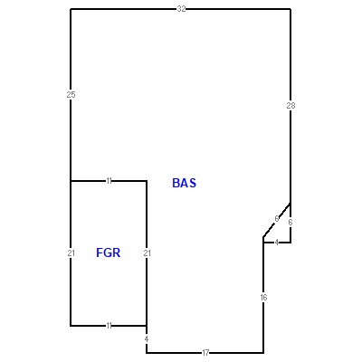 Building layout (traversing data) of this property