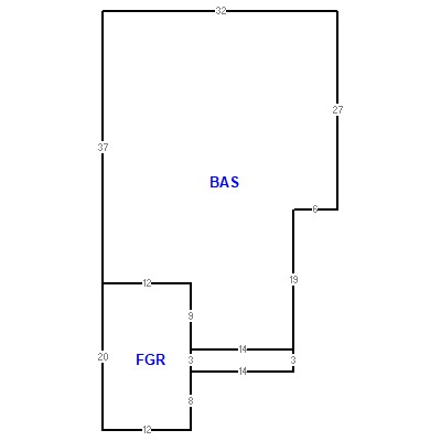 Building layout (traversing data) of this property